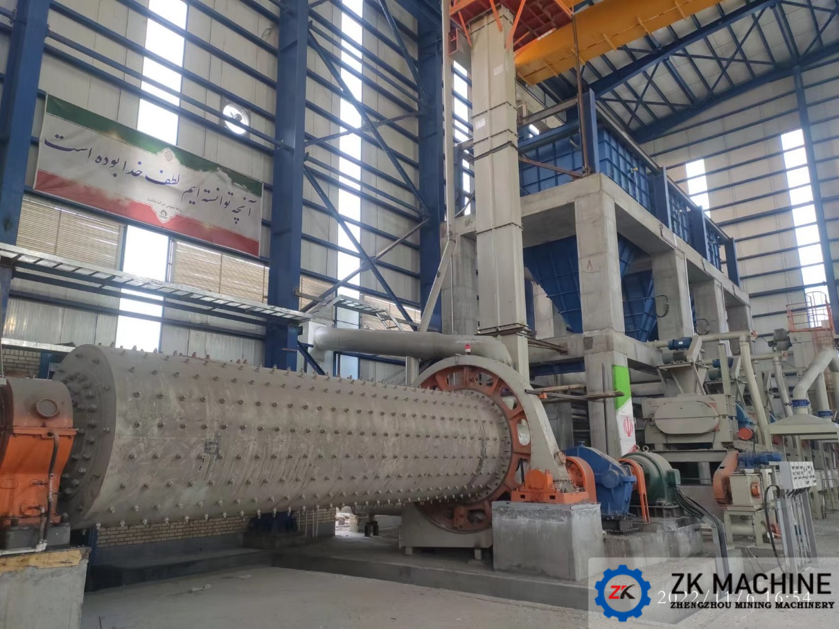 Iran φ1.83×7m Ball Mill Project for Magnesium Metal